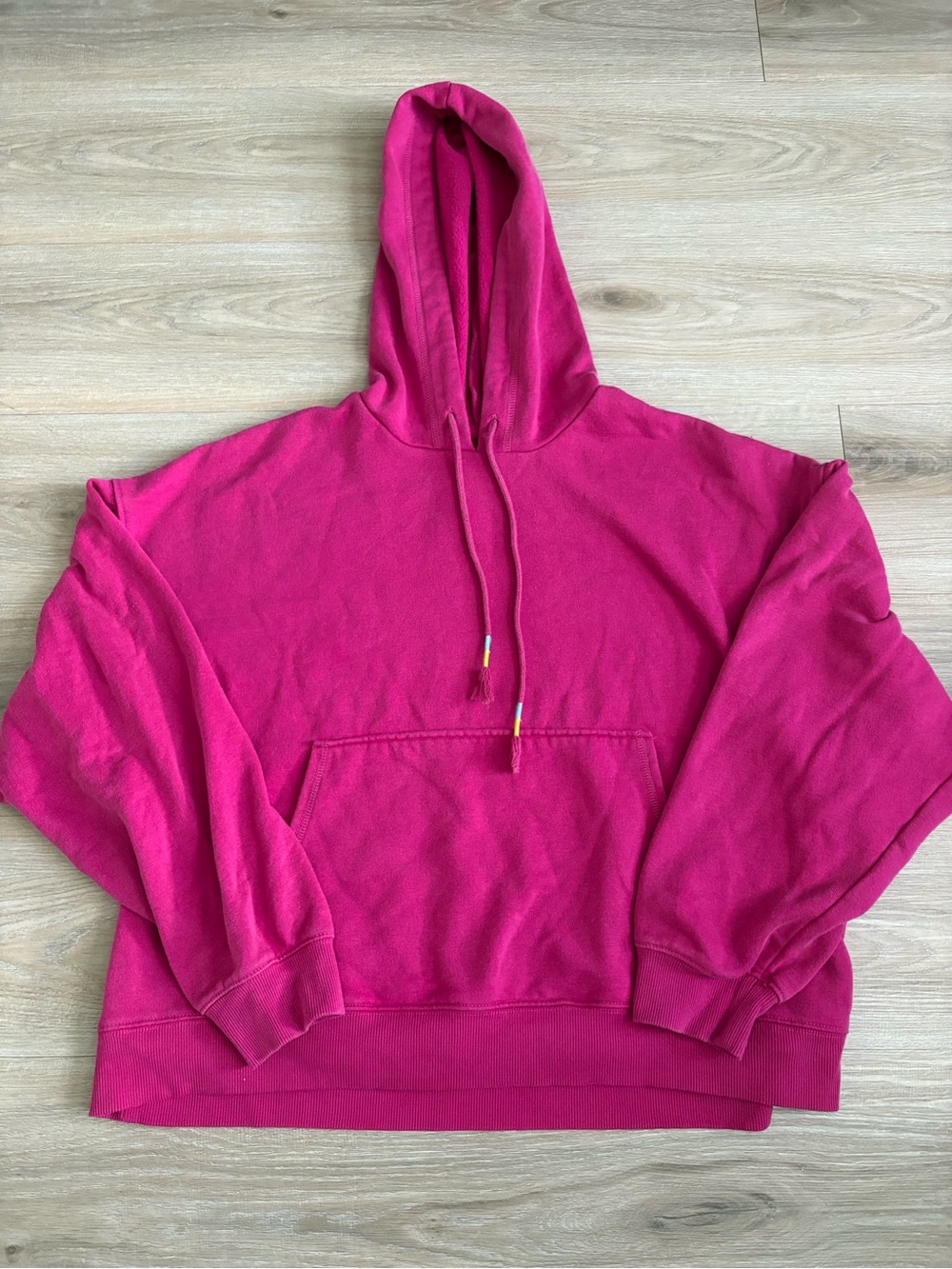 No Boundaries Hot Pink Women's Hooded Sweatshirt